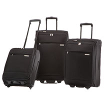 travelite Trolley Set 3-teilig Schwarz 