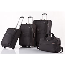 travelite Trolley Set 4-teilig Schwarz 