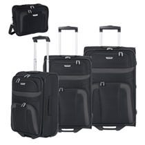 travelite Trolley Set 4-teilig Schwarz 