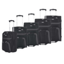 travelite Trolley Set 5-teilig Schwarz 