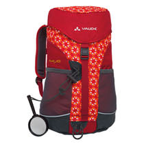 Vaude Kinderrucksack Puck 10 Red Mandarine Print
