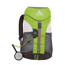 Vaude Kinderrucksack Puck 10 Brown Chute Green