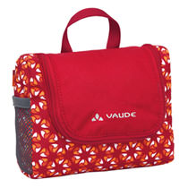 Vaude Kulturbeutel Bobby Red Mandarine Print
