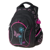 Walker Rucksack I Schwarz Pink