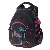 Walker Fun Rucksack Paradise Schwarz Pink