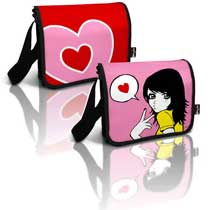 ZipitBag SpeedBag Small PVC Hearts 