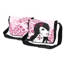 ZipitBag Messengerbag Space Manga Girl